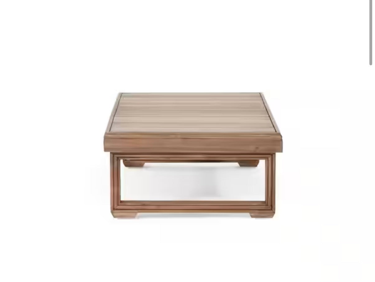 Kashton Brown Wash Outdoor Patio Coffee Table