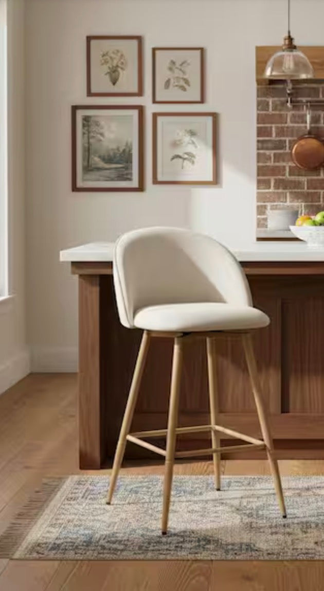 Haseeb Modern Swivel Bar Stool