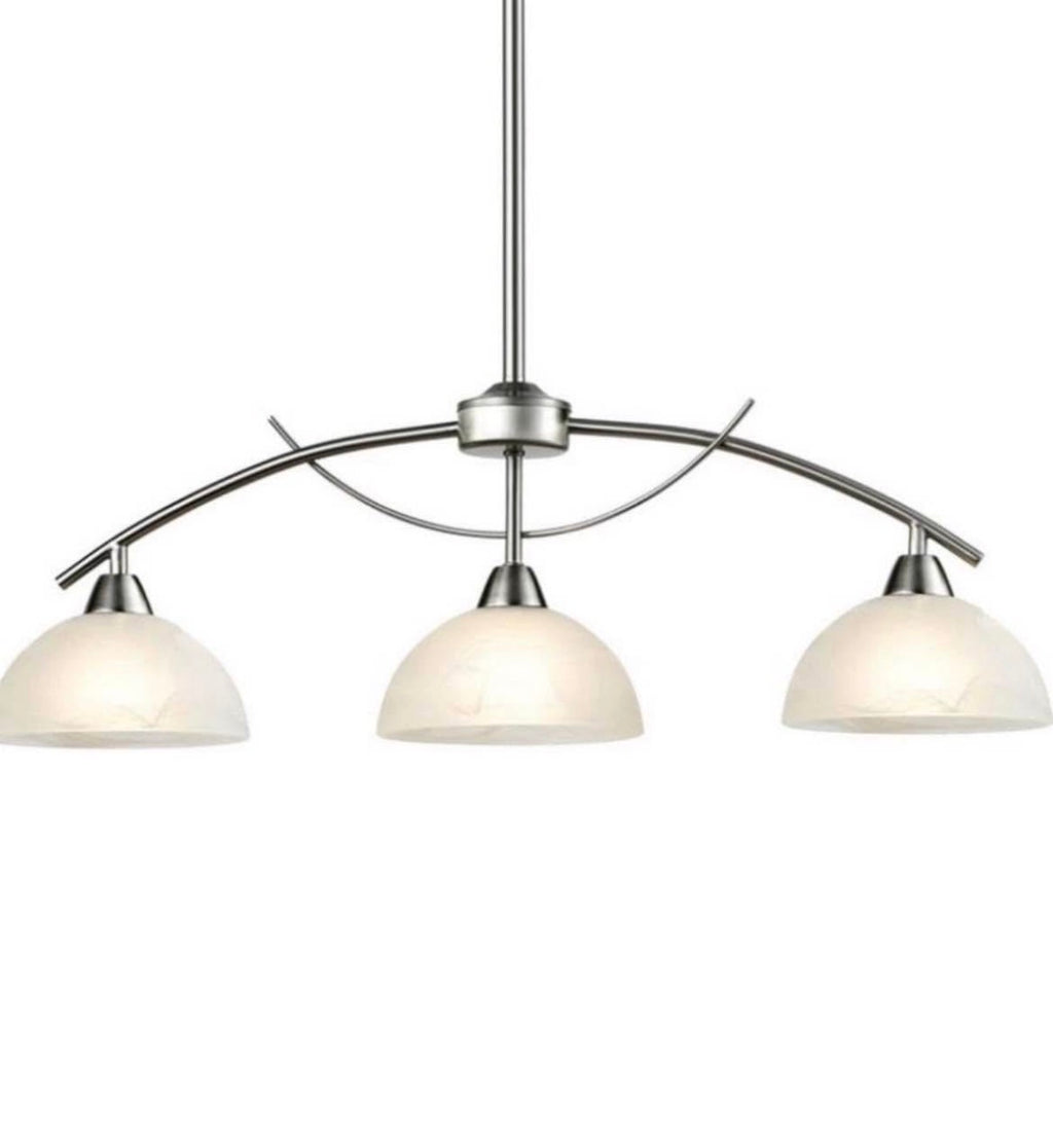 Vintage Frosted Glass Alabaster Shades Pendant