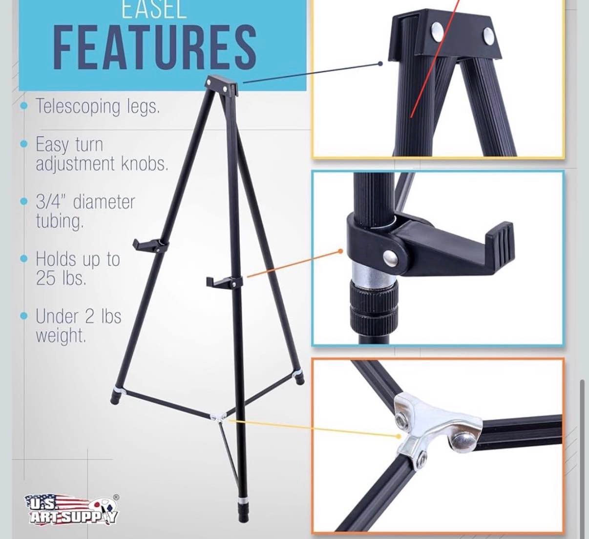 66" Portable Easel Stand Sign Display