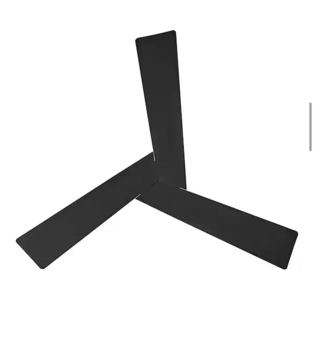 Easton 52 in. Indoor/Outdoor Black ceiling fan