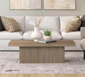 Torren 47.5 in. Antiqued Gray Oak Rectangle MDF Top Coffee Table