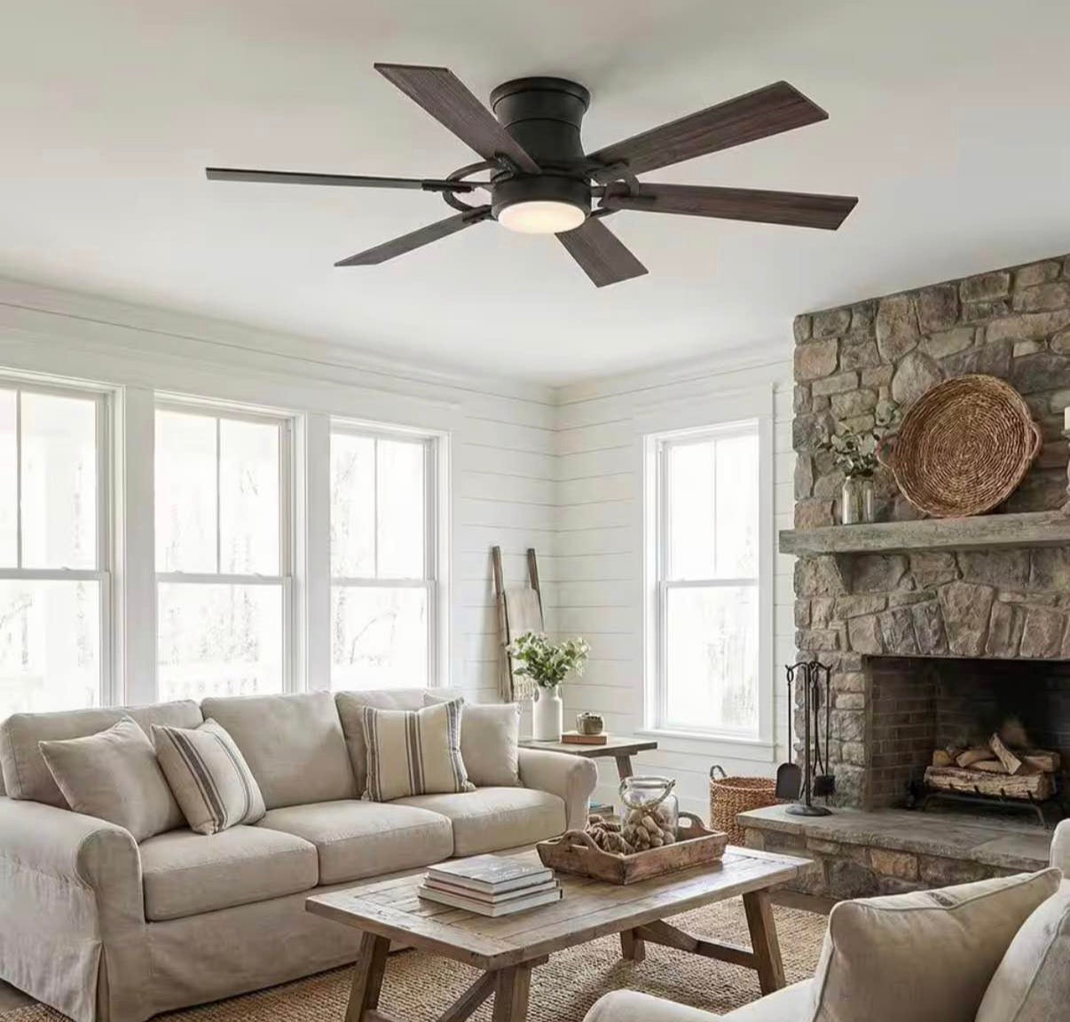 Makenna 52 in. White Color Changing Ceiling Fan