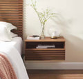 Wall-Mount Nightstand in Walnut