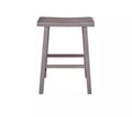 Saddle Seat Solid Wood Stool 24 In