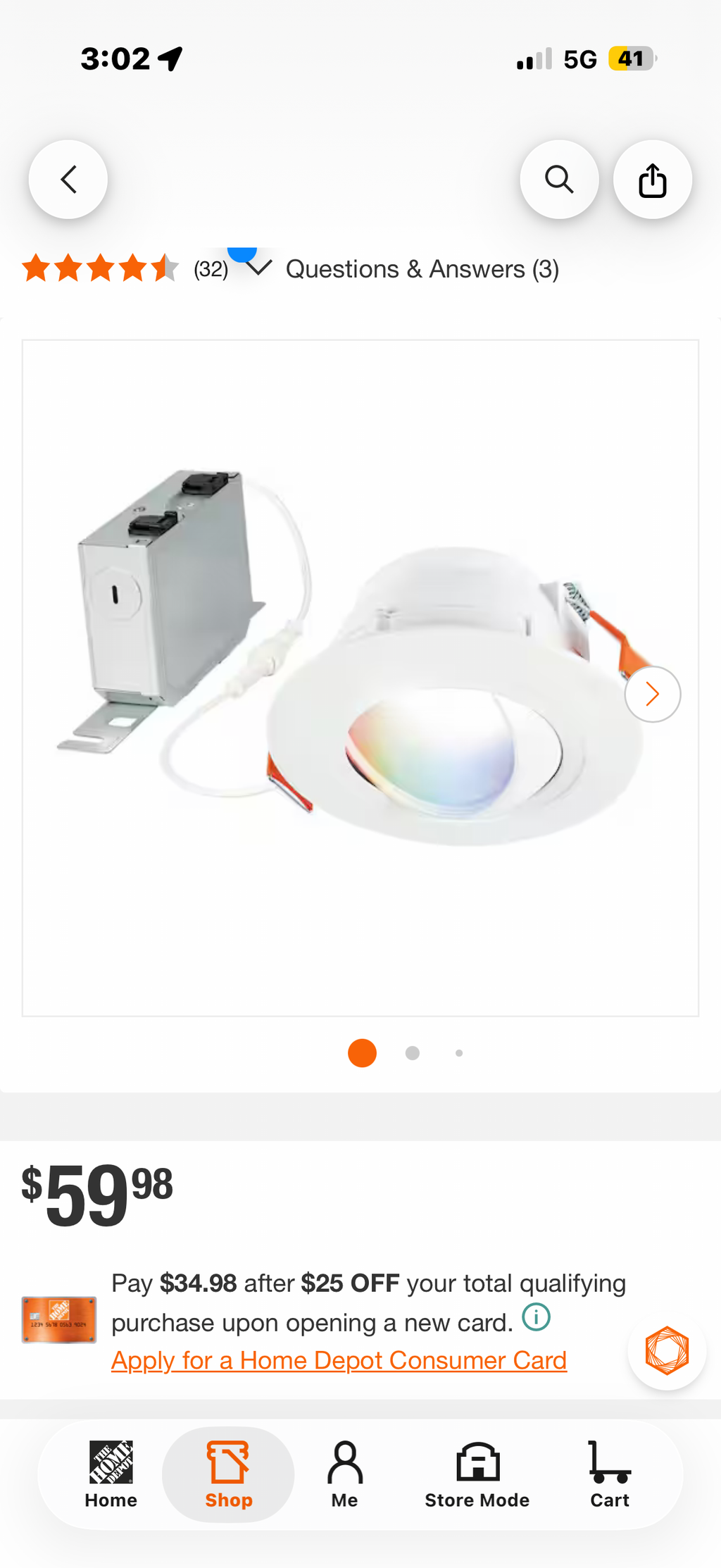 6 in. Smart Wi-Fi Canless Recessed LED light