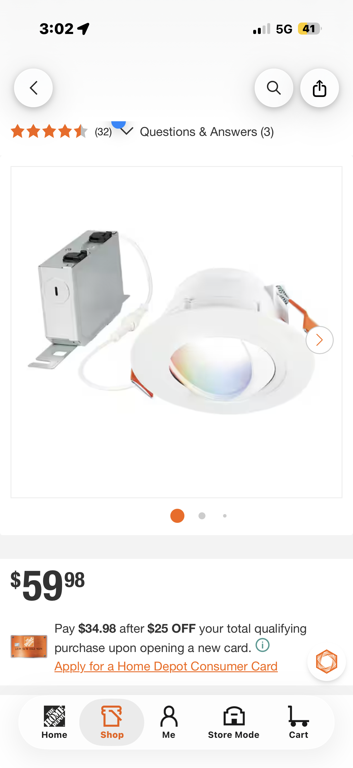 6 in. Smart Wi-Fi Canless Recessed LED light