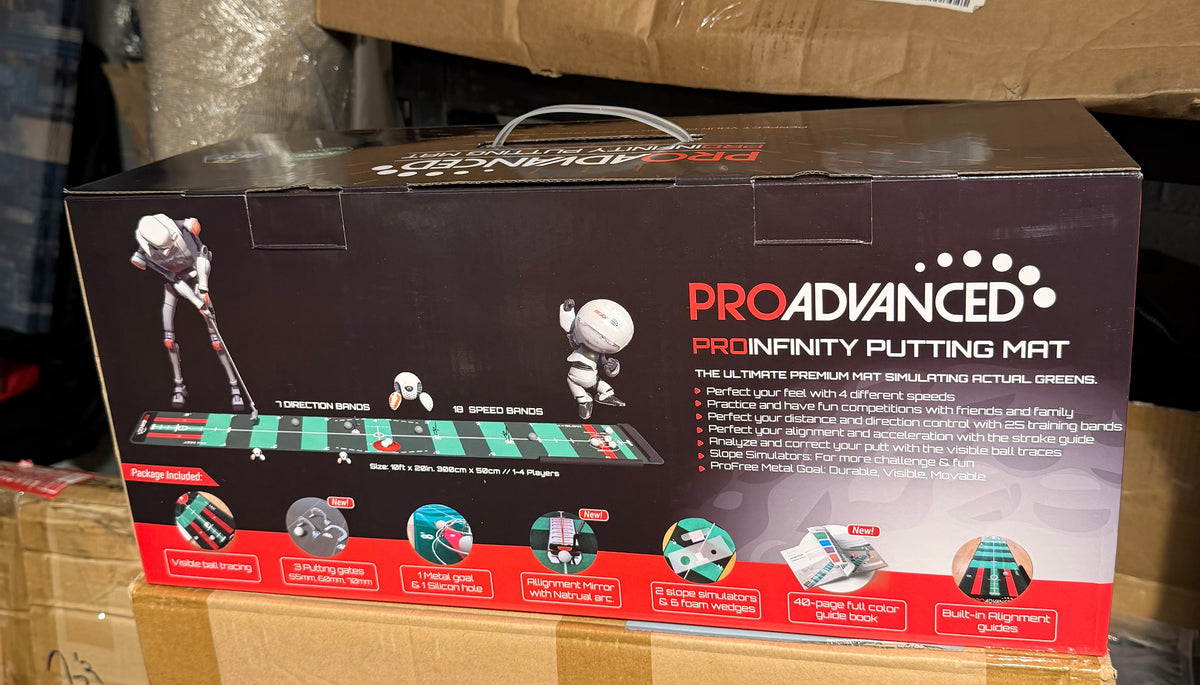 ProInfinity Putting Mat - 4 Speed Golf Green Simulator