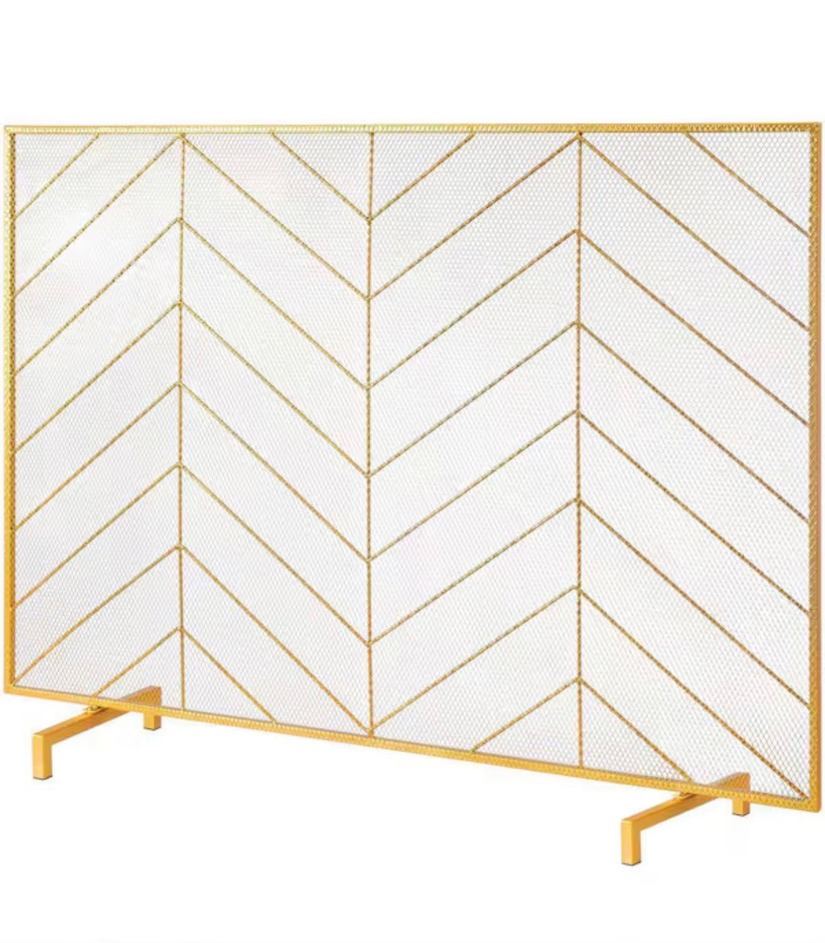 Fireplace Screen Single-Panel Guard Cover
