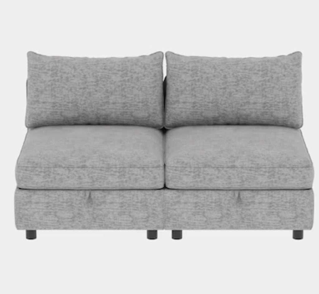 LOVMOR 2 PCS Armless Modular Sectional Sofa Seat