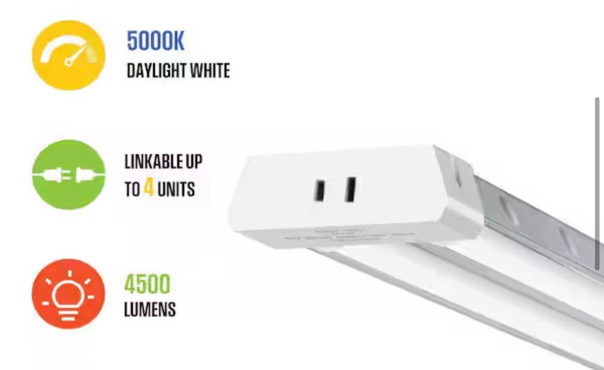 4 ft. LED Linkable Shop Light