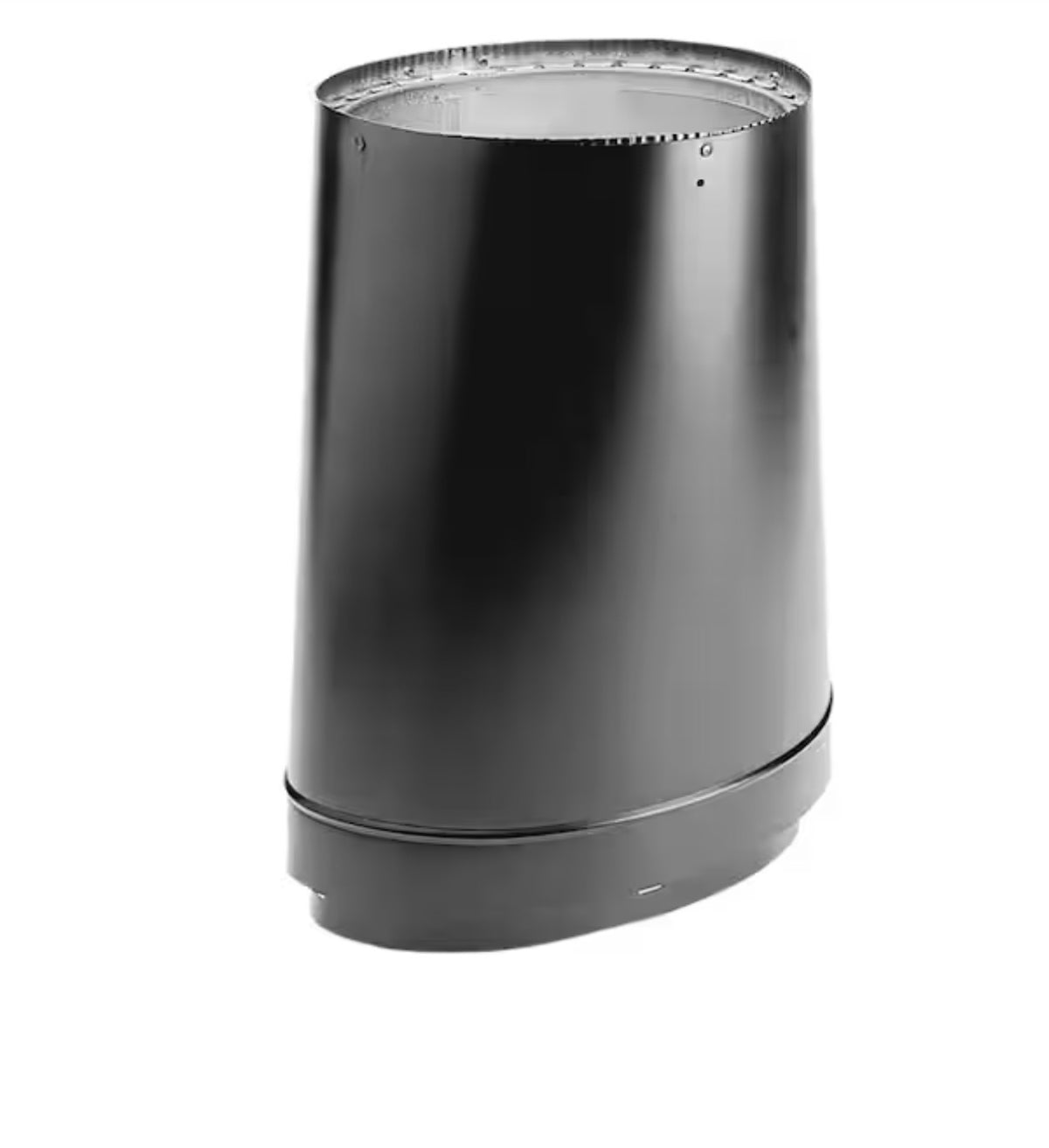 Double Wall Stove Pipe 6in. Diameter Oval-To-Round Adapter