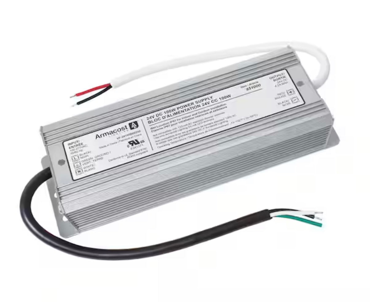 100-Watt 24-Volt DC Transformer Standard Power Supply