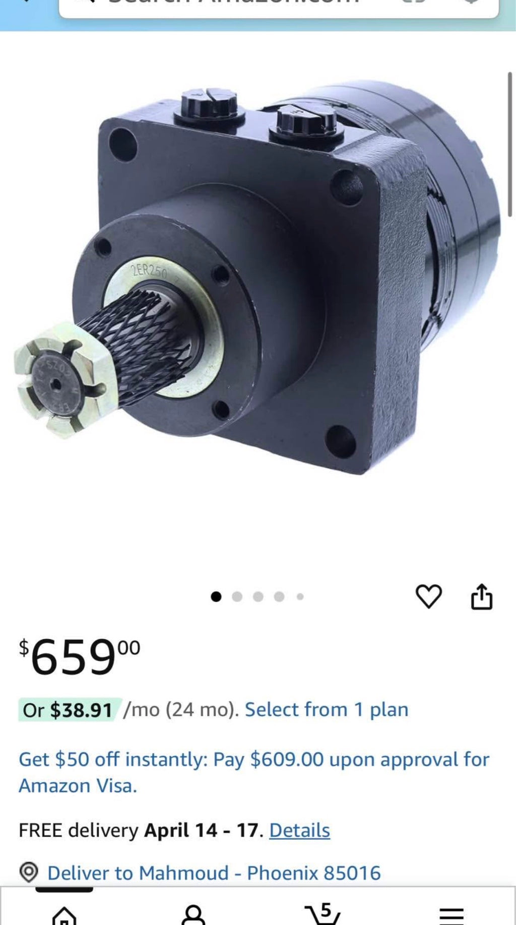 Wheel Motor Compatible with Hydrostatic Gear HGM