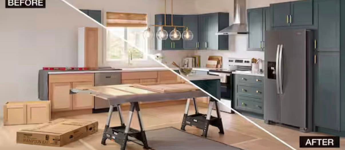 36 in. Wall Bridge Kitchen Cabinet with CLICKREADY Technology