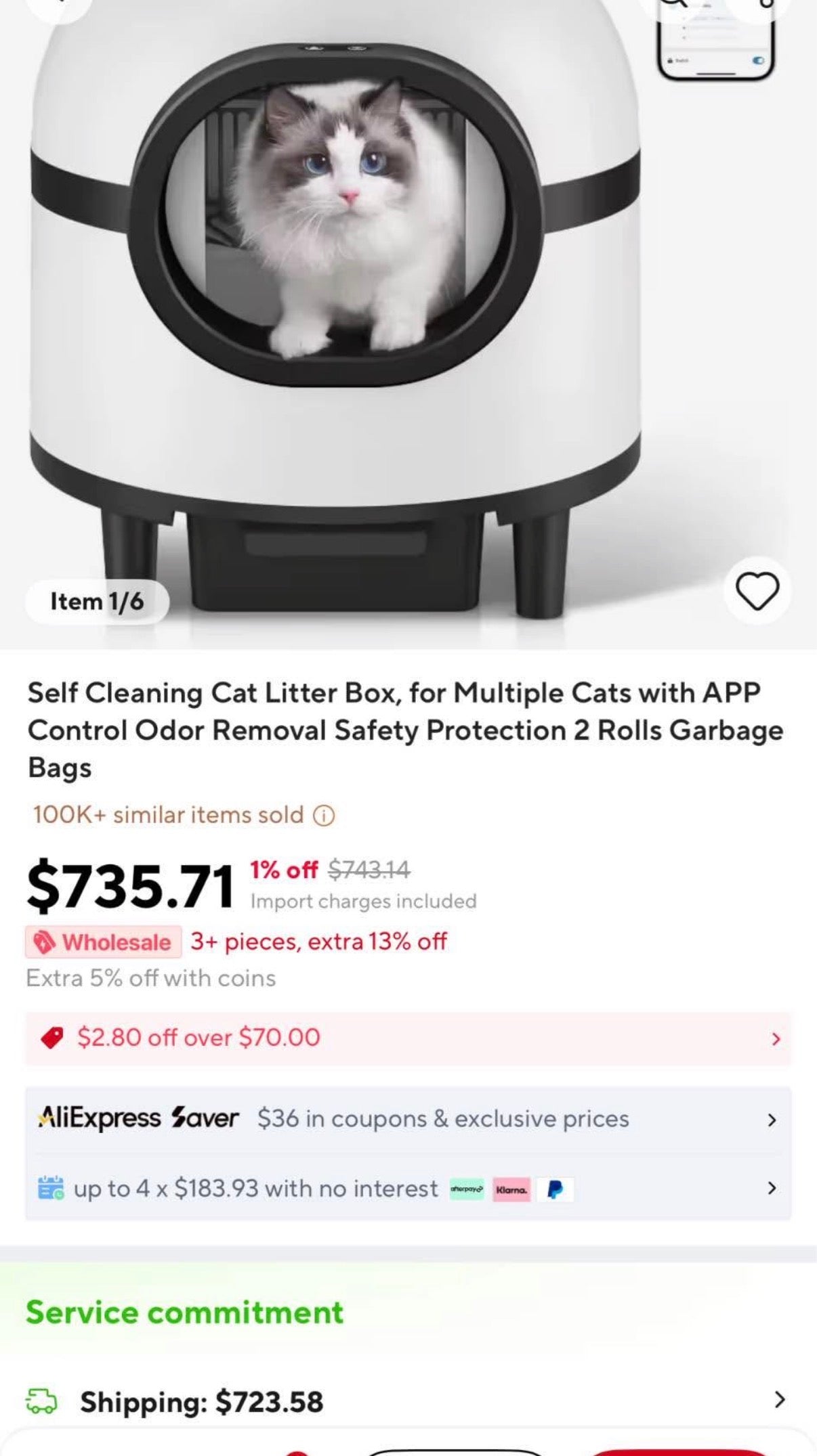 Self Cleaning Cat Litter Box