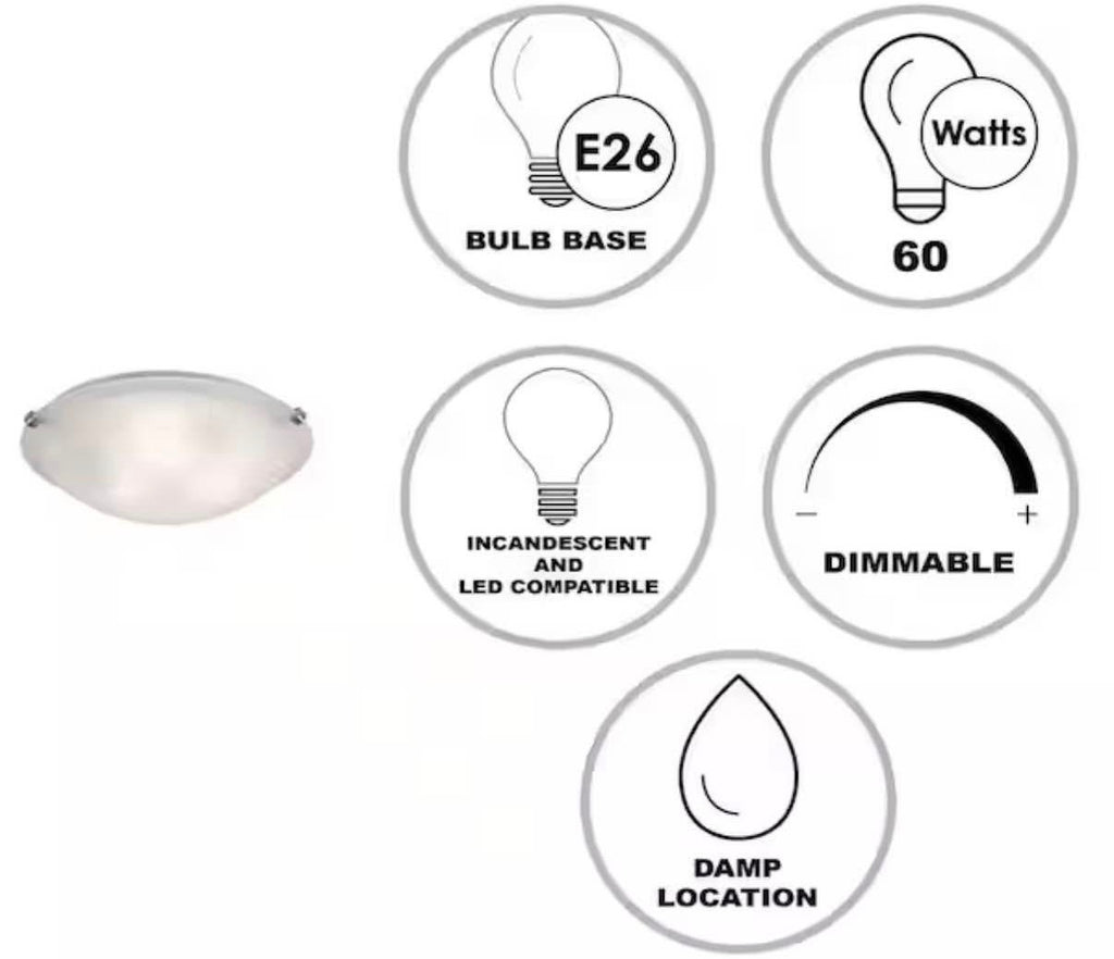 Constellation 16 in Ceiling Light Fixture