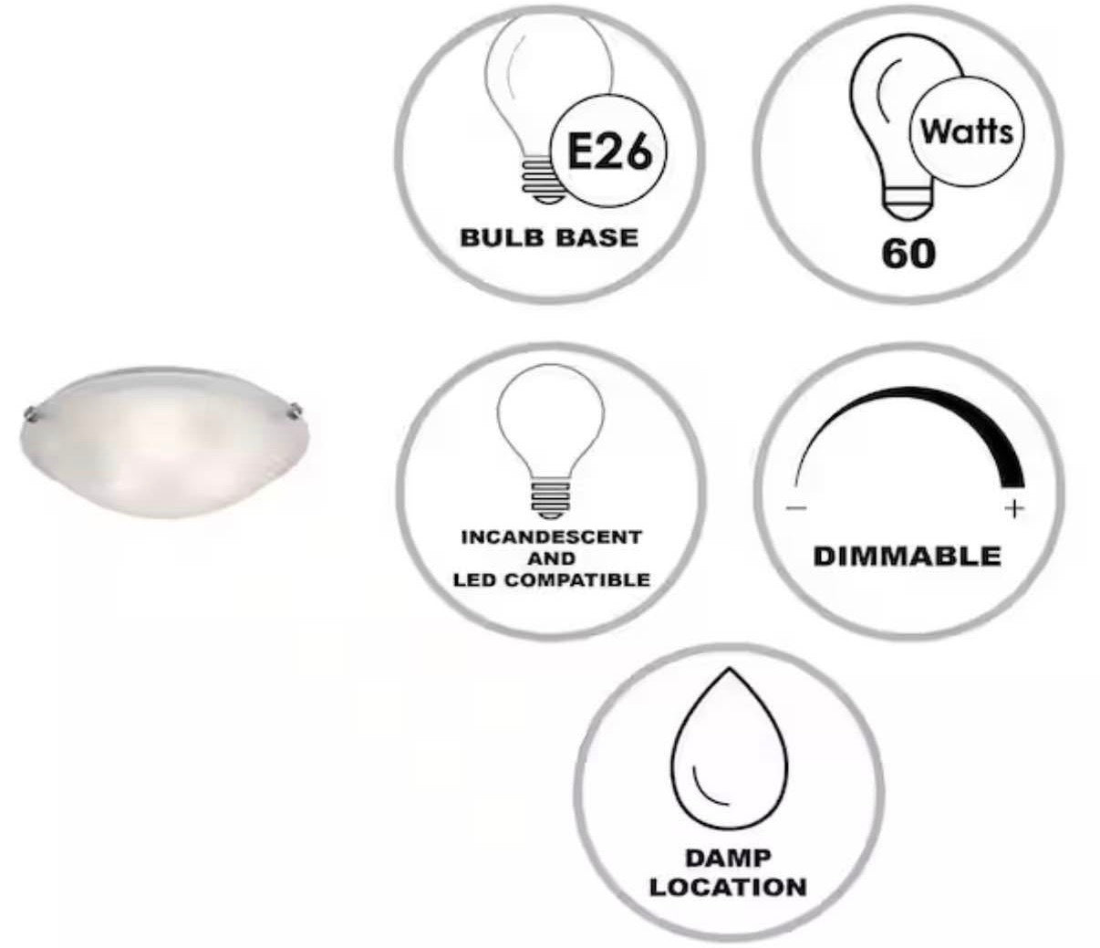 Constellation 16 in Ceiling Light Fixture