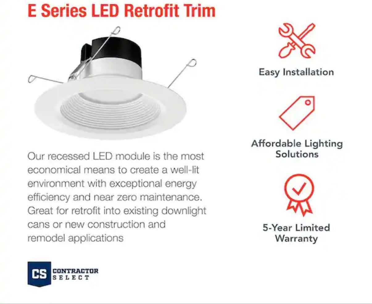 6-Pack LED Recessed Ceiling Lights