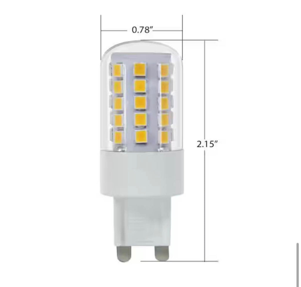 40-Watt Equivalent T4 Dimmable G9 Bi-Pin LED Light Bulb (6-Pack)