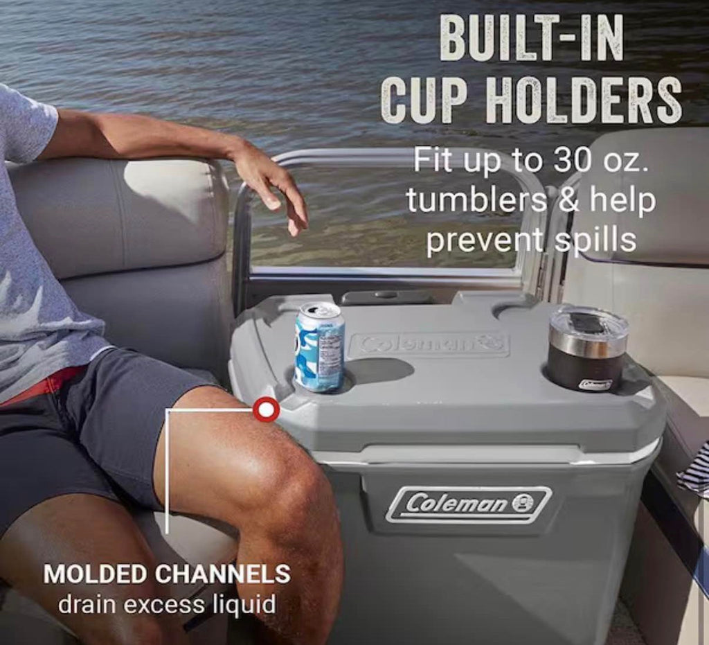 Classic 316 Series 65 qt. Wheeled Hard Cooler, Rock Gray