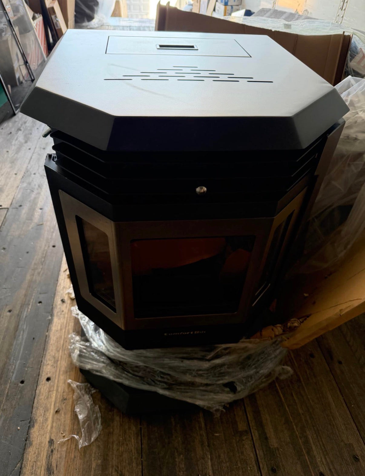 HP21-SS Pellet Stove 2,400 sq. ft (missing parts)