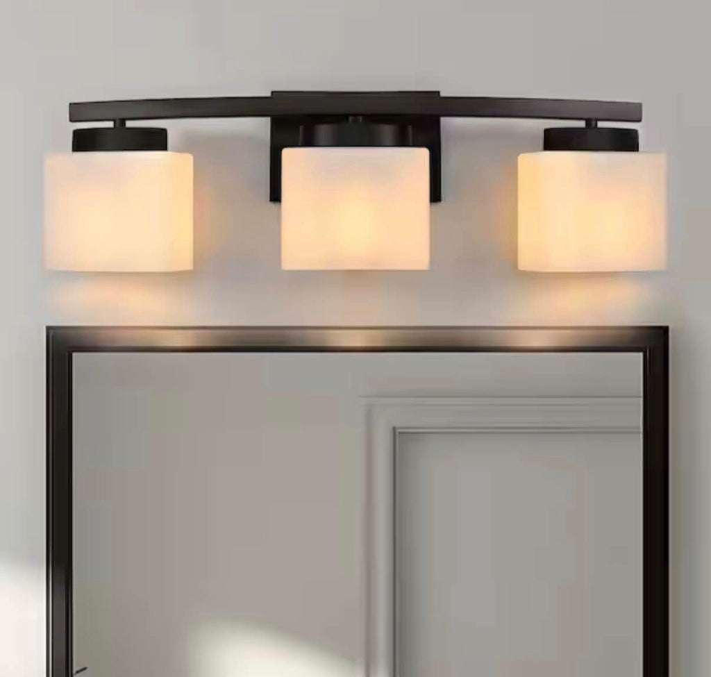 24 in. 3 Light Vanity Light with Curved Arms