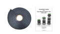 13.3 ft. of 3/4 in. butyl sealant Septic Tank Riser Installation Kit