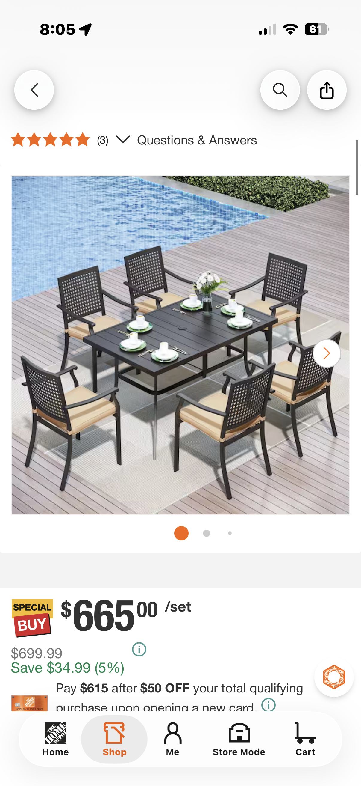 7-Piece Metal Patio Outdoor Dining Sets with Beige Cushions