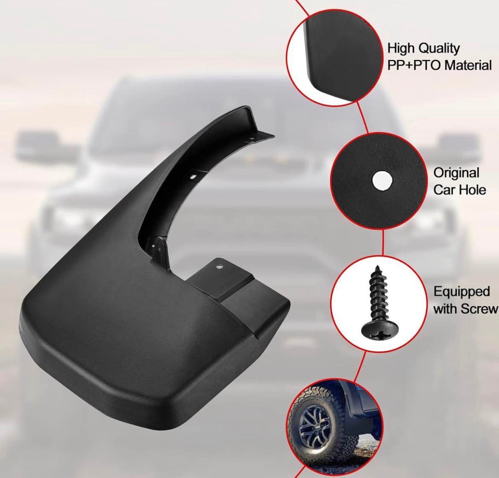 2019-2024 BMW X7 Mud Splash Guards  4Pc Set