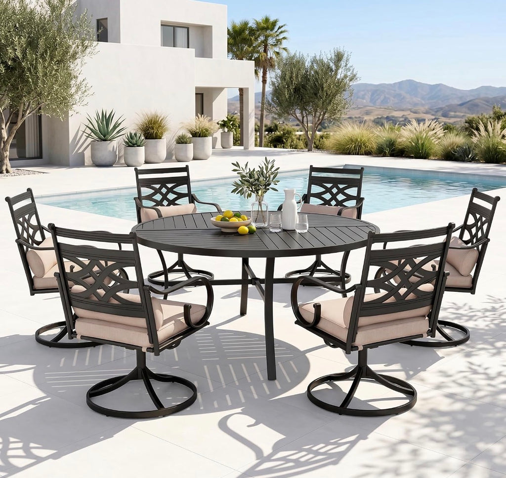 20 x 20x3 in Outdoor Chair Cushions with pillows Set of 4