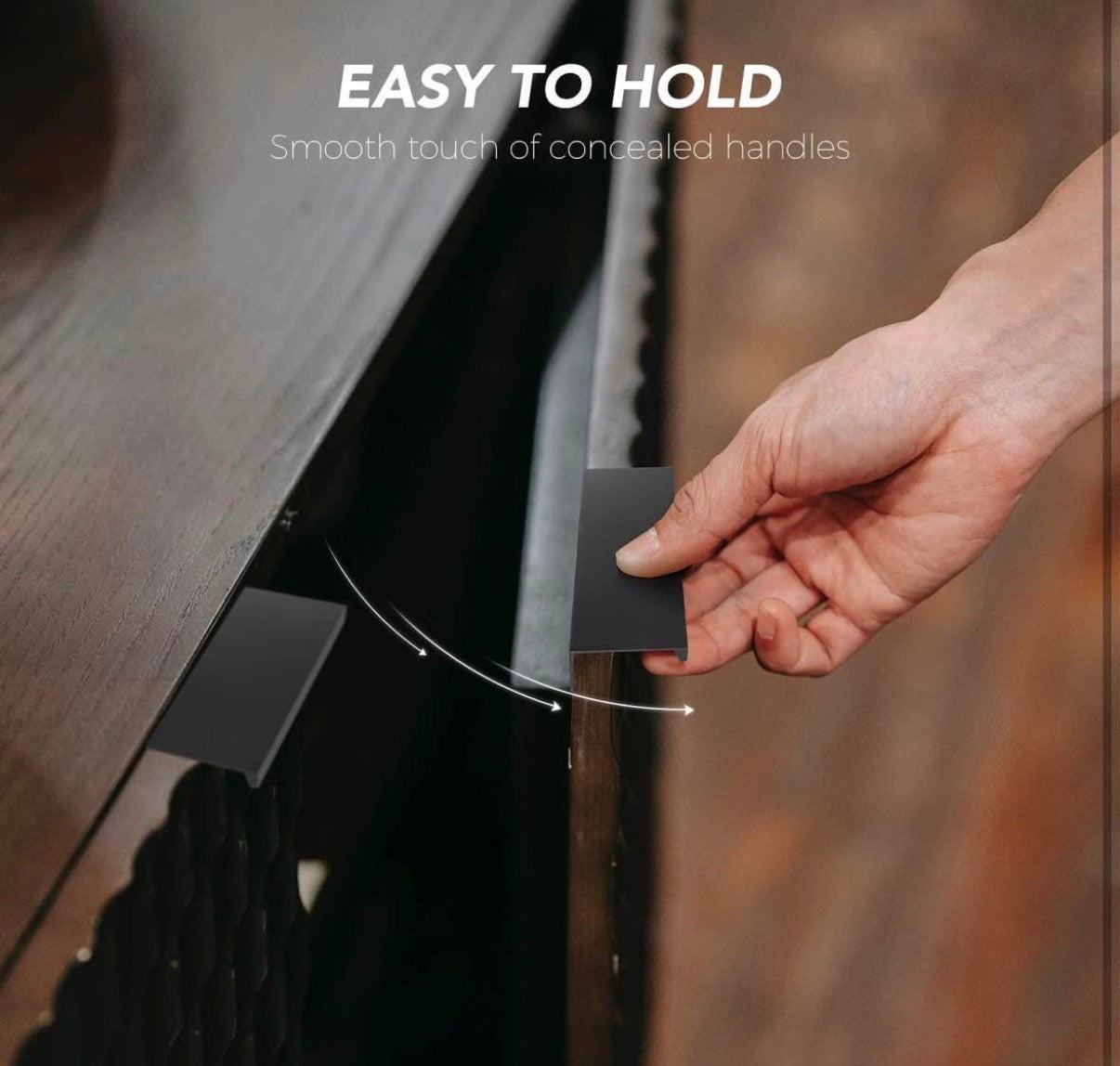 30 Pack Finger Pulls for Cabinets