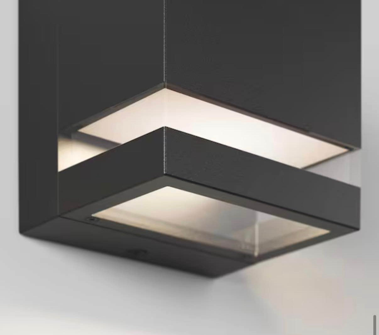 Valor Square Indoor/Outdoor LED Wall Sconce Light