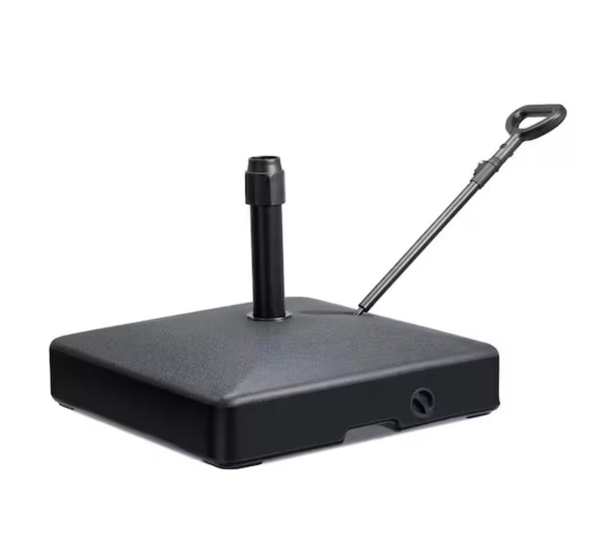 100 lbs. Plastic Patio Umbrella Base with Wheels