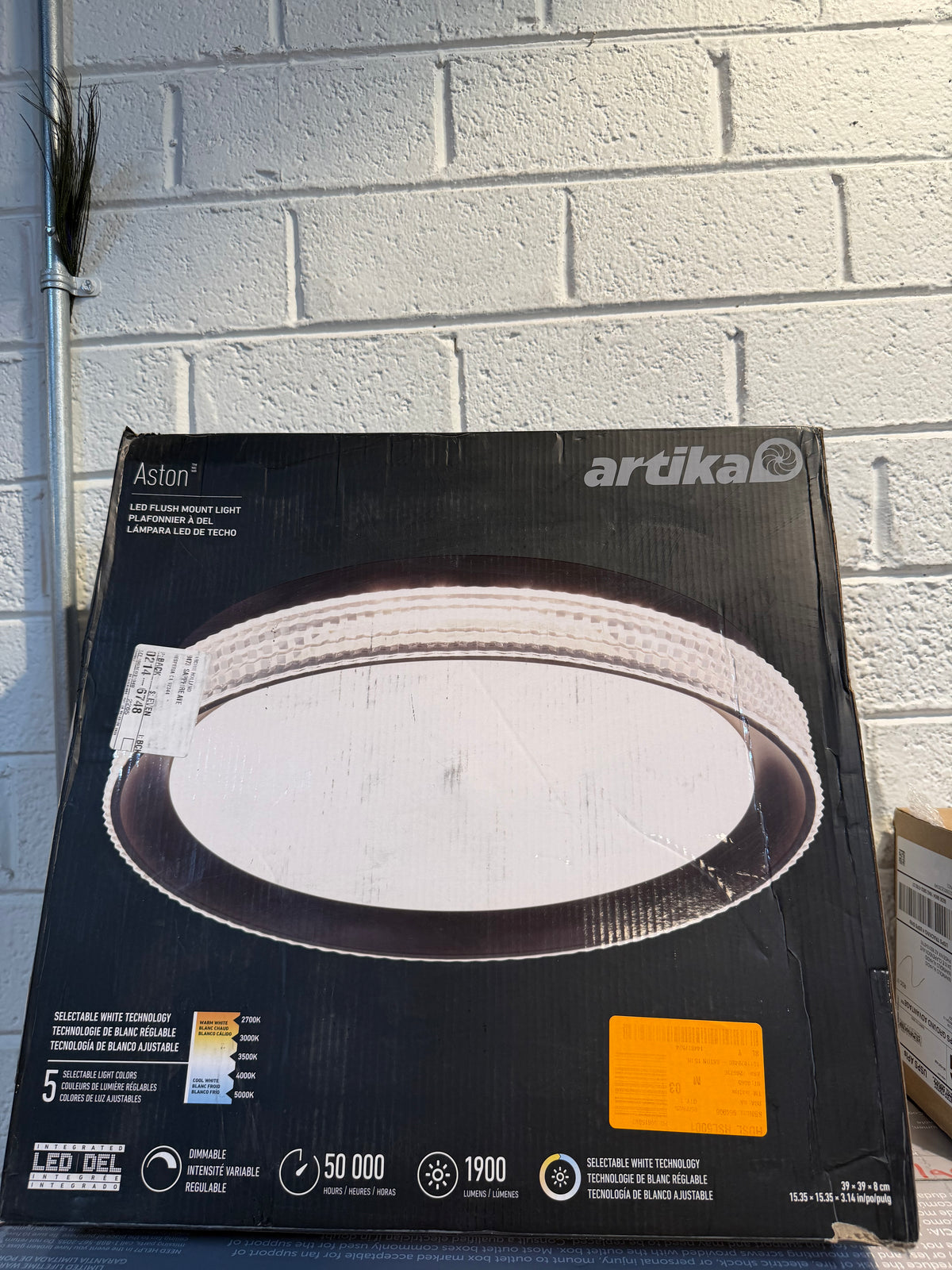 Aston 15 in. 1 Light  LED Flush Mount Ceiling Light