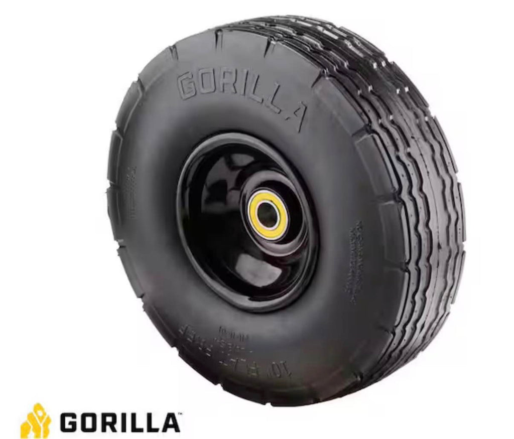 gorilla 10 in. Heavy-Duty No-Flat Hand Truck Replacement Tire