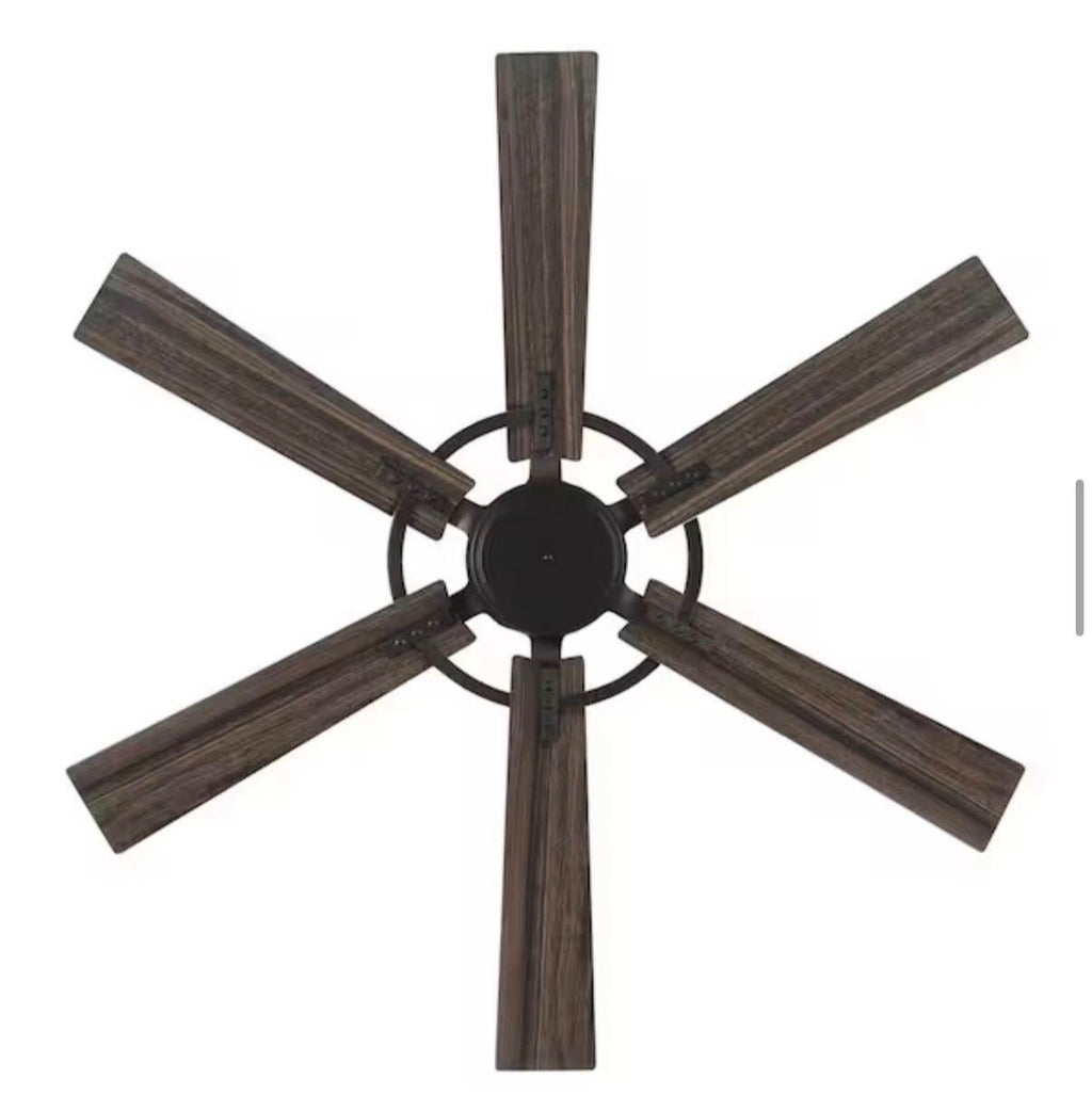 Makenna 52 in. Indoor/Covered Outdoor Ceiling Fan in Matte Black