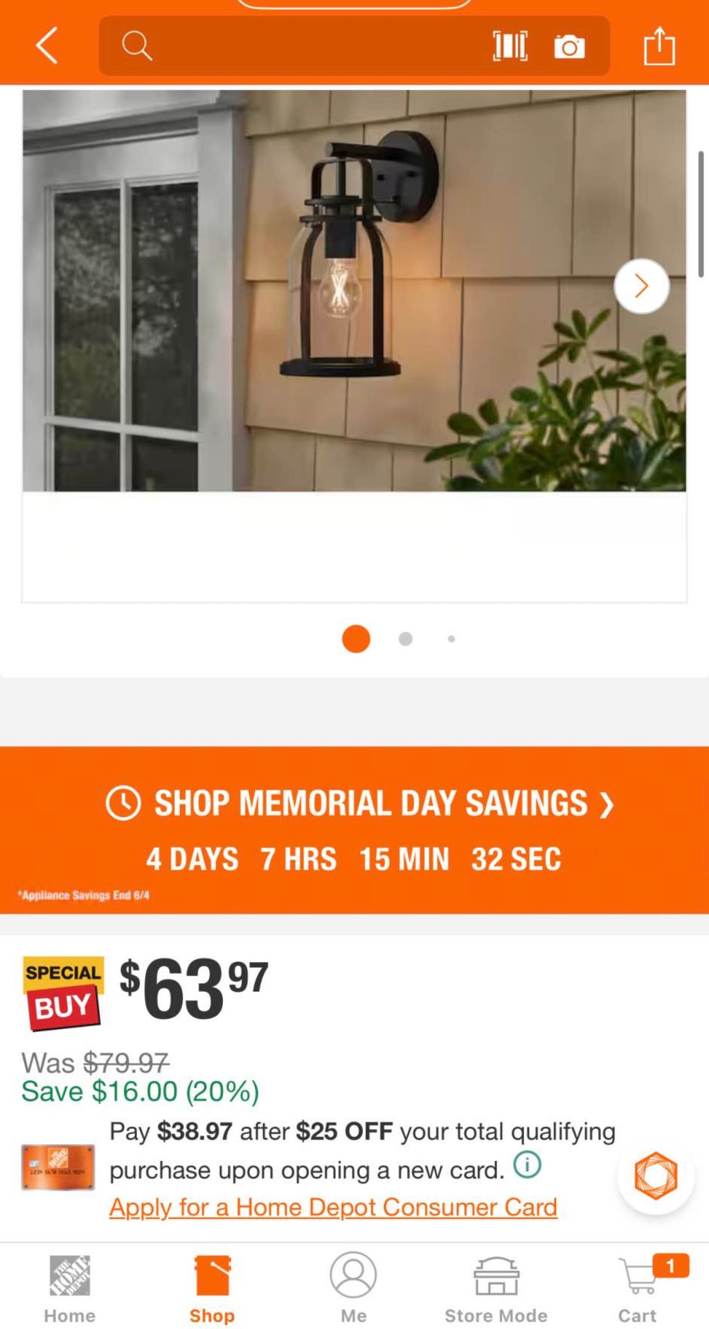 Wye 12.9 in. Outdoor Wall Lantern Sconce