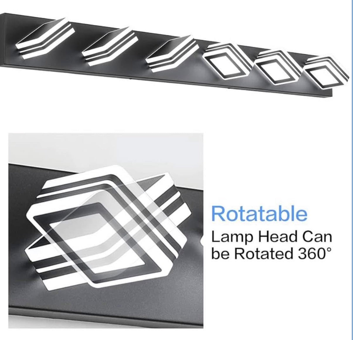 40 inches Rotating Vanity Light Fixtures
