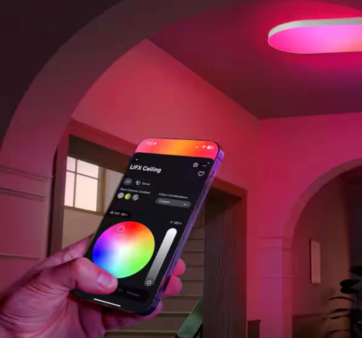 LIFX ceiling, smart LED light