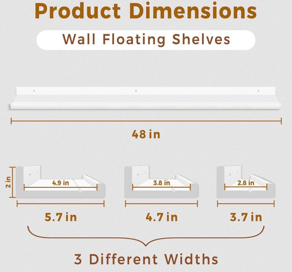 Floating Shelves Set of 3
