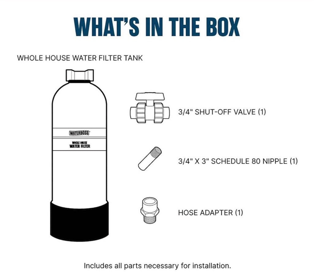 WaterBoss Whole House Water Filter