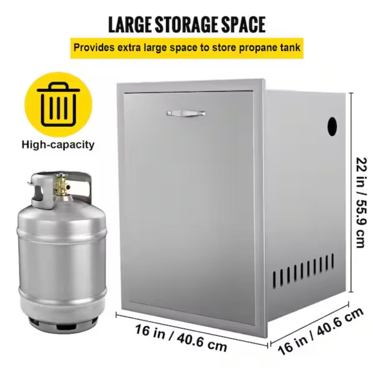 Outdoor Kitchen Propane Tank Drawer