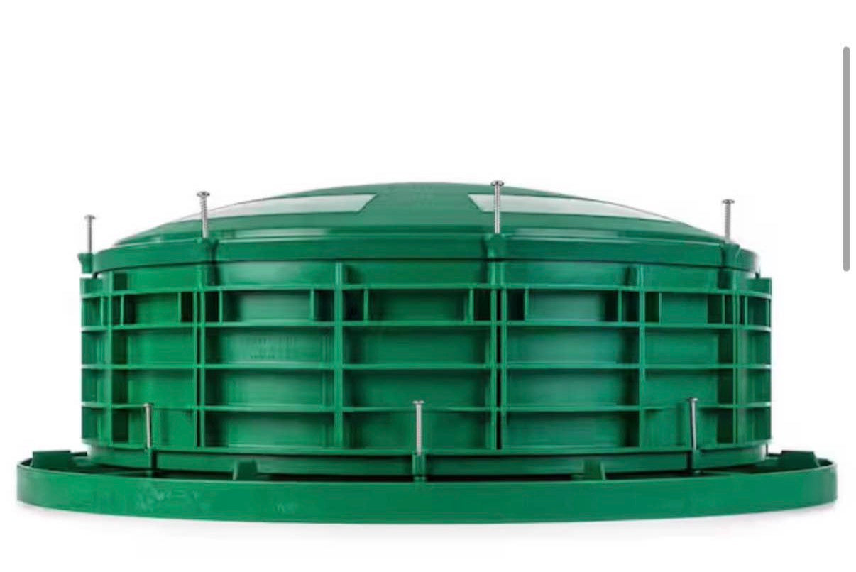 20 in. x 6 in. Tall Septic Tank Riser Combo