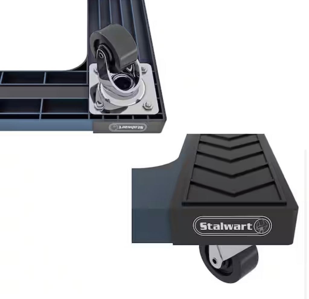 1,000 lb. Heavy-Duty Plastic Movers Dolly