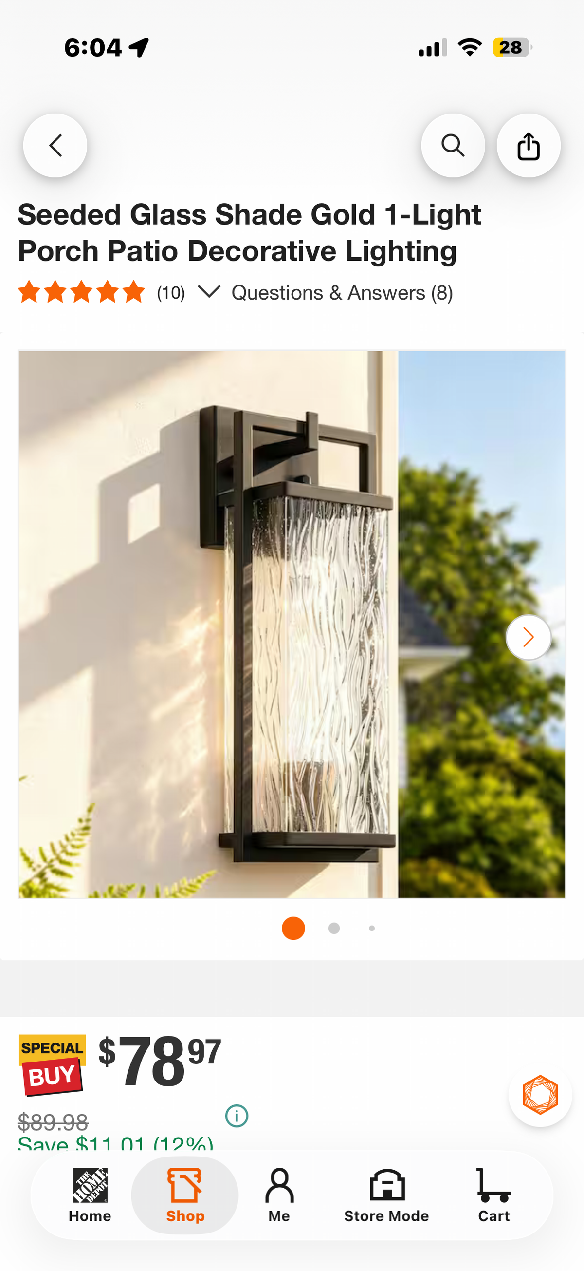 Modern Black Outdoor Wall Lantern Sconce