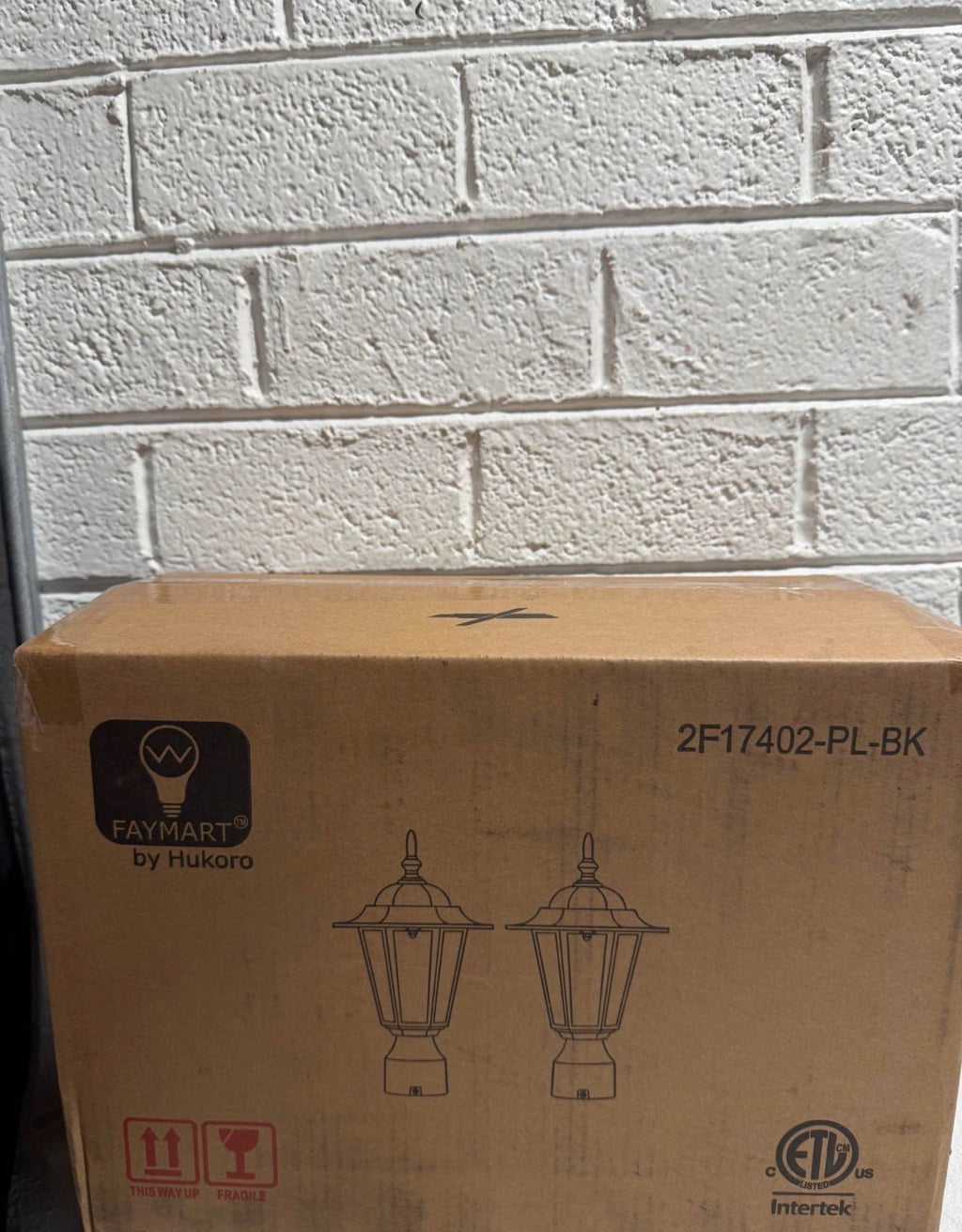 Outdoor Weather Resistant Post Light Set (2-Packs)