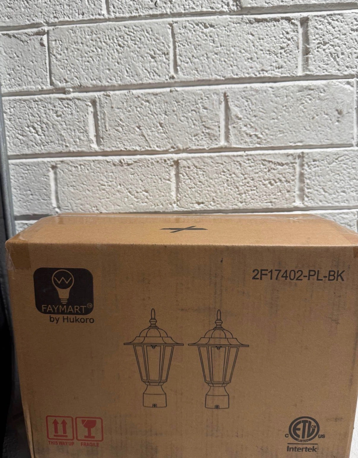 Outdoor Weather Resistant Post Light Set (2-Packs)
