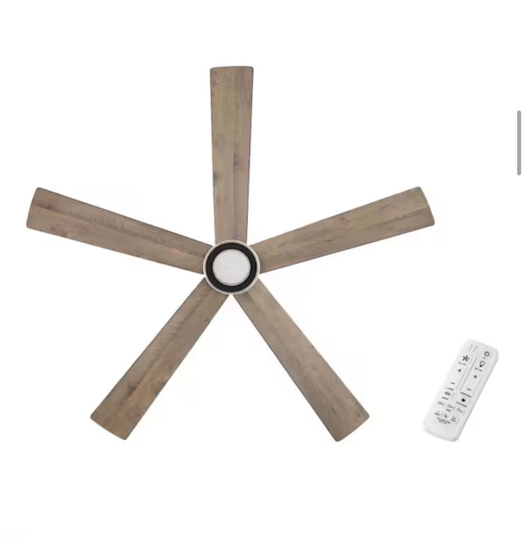 Bynum 52 in. Smart Ceiling Fan with LED light