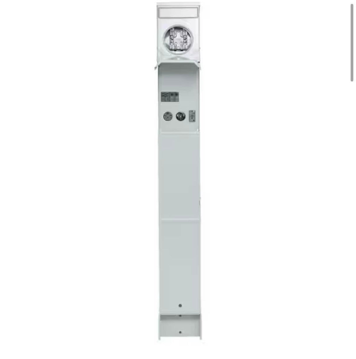 100A Metered RV Earth Burial Pedestal 5-Spaces with 50/30 Amp